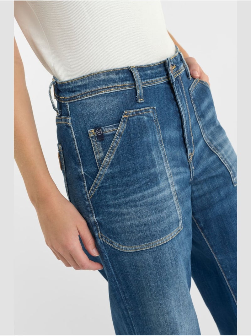 Jeans 400/28 loose loose large 'Le Temps Des Cerises' Bleu - Kiabi