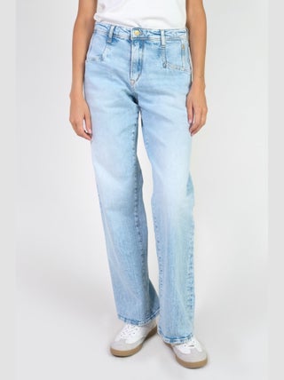 Jeans 400/28 regular loose taille haute regular droit 'Le Temps Des Cerises'