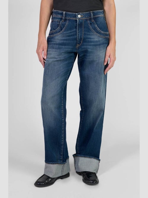 Jeans 400/28 regular loose taille haute regular droit 'Le Temps Des Cerises' - Kiabi