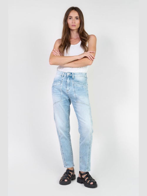 Jeans 400/60 girlfriend loose large 7/8ème 'Le Temps Des Cerises' - Kiabi