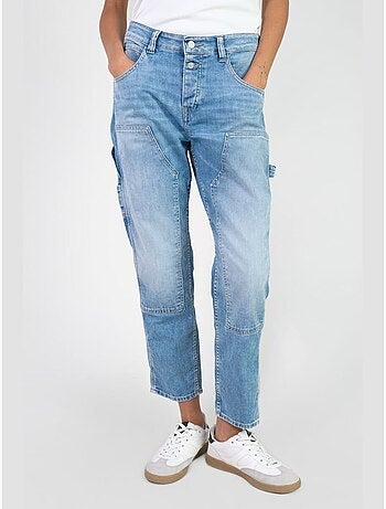 Jeans 400/60 girlfriend loose large 7/8ème 'Le Temps Des Cerises'