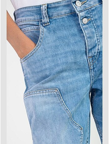 Jeans 400/60 girlfriend loose large 7/8ème 'Le Temps Des Cerises'