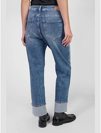 Jeans 400/60 girlfriend loose large 7/8ème 'Le Temps Des Cerises'