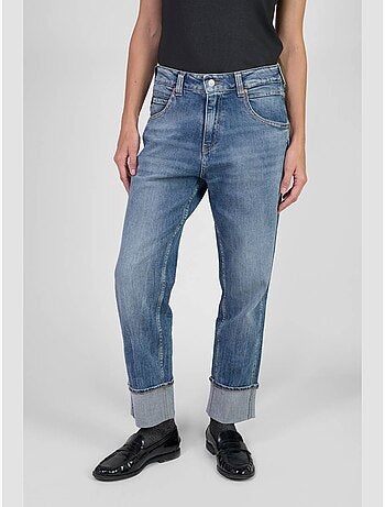 Jeans 400/60 girlfriend loose large 7/8ème 'Le Temps Des Cerises'