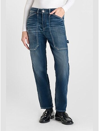 Jeans 400/60 girlfriend loose large 7/8ème 'Le Temps Des Cerises'