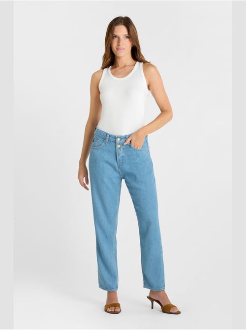 Jeans 400/60 girlfriend loose large 7/8ème 'Le Temps Des Cerises' - Kiabi Jeans 400/60 girlfriend loose large 7/8ème 'Le Temps Des Cerises' - Kiabi