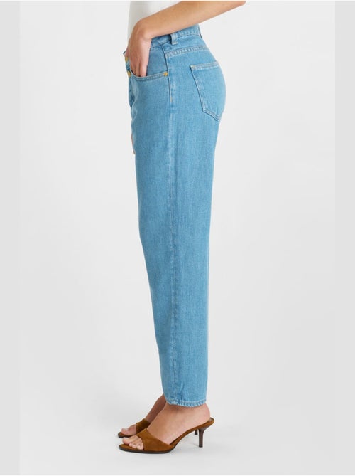 Jeans 400/60 girlfriend loose large 7/8ème 'Le Temps Des Cerises' - Kiabi Jeans 400/60 girlfriend loose large 7/8ème 'Le Temps Des Cerises' - Kiabi