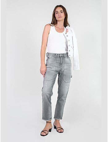 Jeans 400/60 girlfriend loose large 7/8ème 'Le Temps Des Cerises'