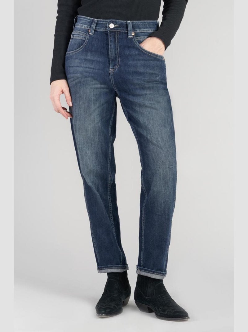 Jeans 400/60 girlfriend loose large 'Le Temps Des Cerises' Bleu - Kiabi