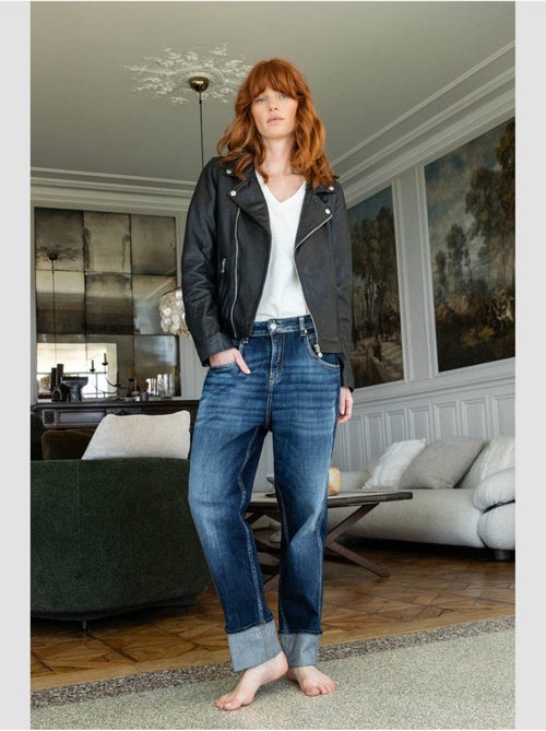 Jeans 400/60 girlfriend loose large 'Le Temps Des Cerises' - Kiabi