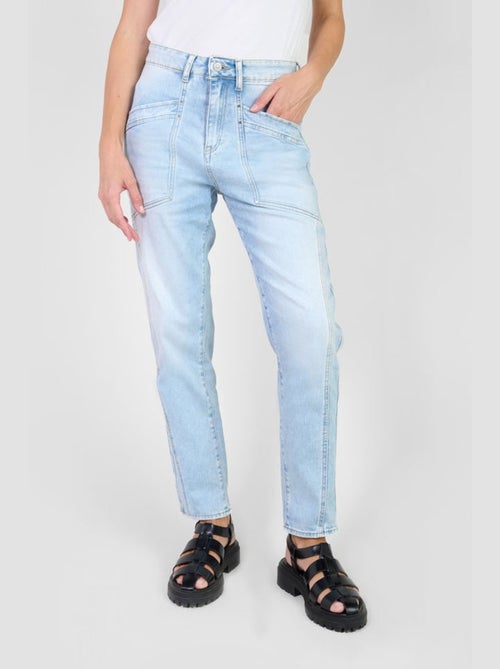 Jeans 400/60 girlfriend taille haute loose large 'Le Temps Des Cerises' - Kiabi