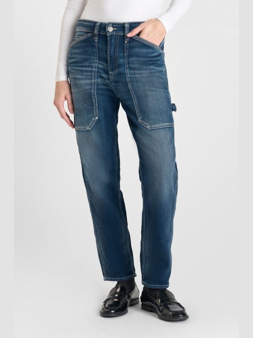 Jeans 400/60 girlfriend taille haute loose large 'Le Temps Des Cerises' - Kiabi