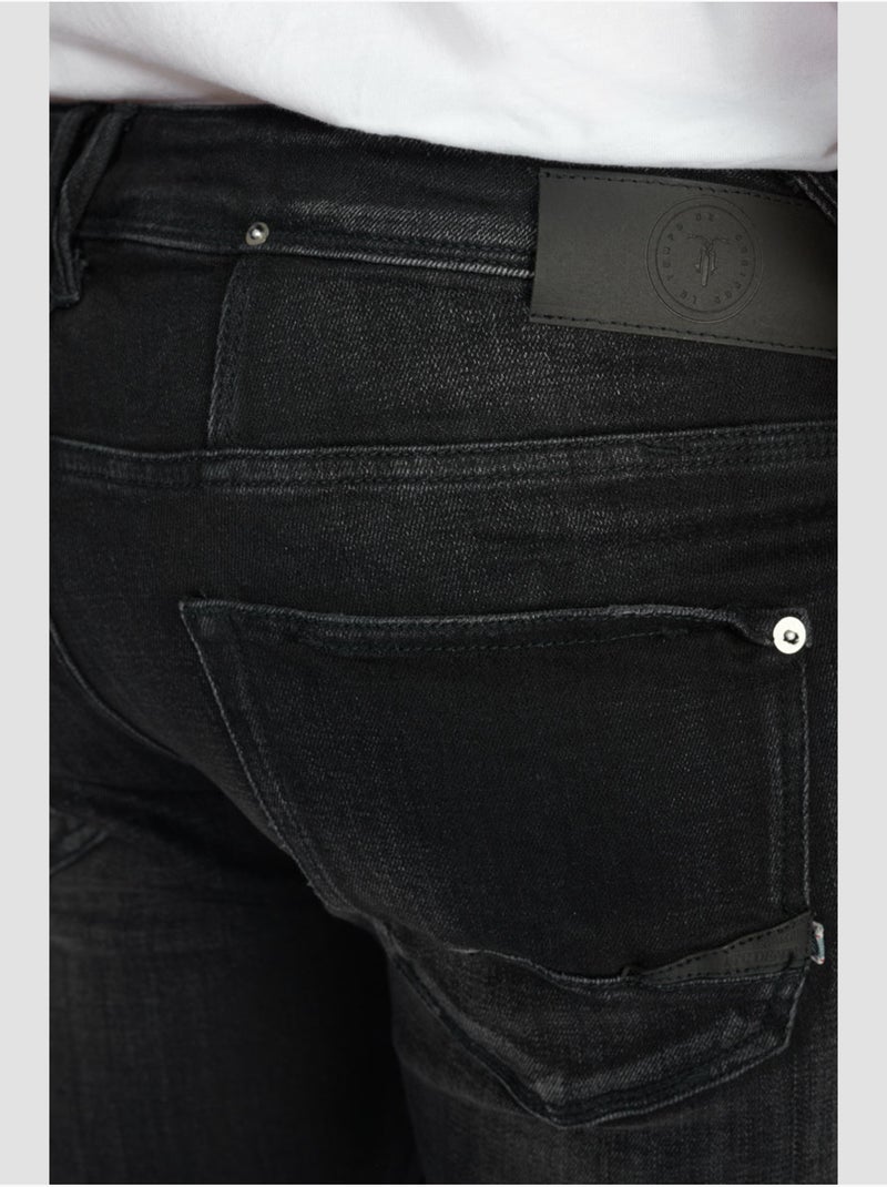 Jeans 600/17 droite 'le temps des cerises' Noir - Kiabi