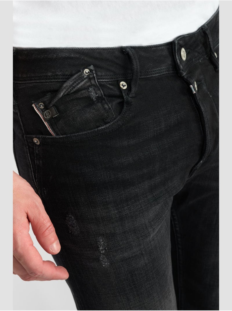 Jeans 600/17 droite 'le temps des cerises' Noir - Kiabi
