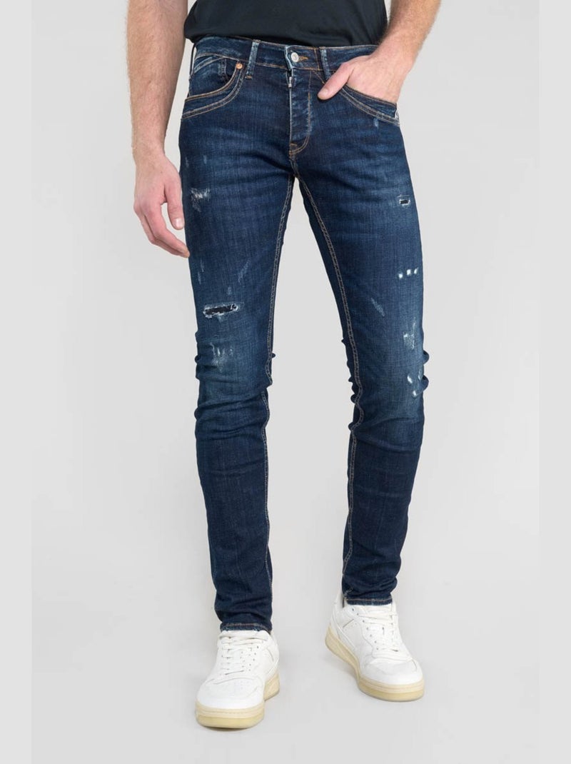 Jeans 700/11 stretch ajusté 'Le Temps Des Cerises' Bleu - Kiabi