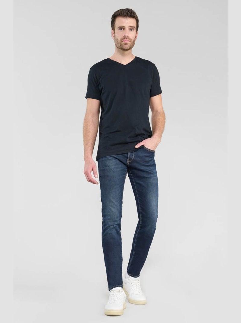 Jeans 700/11 stretch ajusté 'Le Temps Des Cerises' Bleu - Kiabi