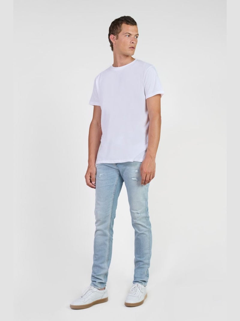 Jeans 700/11 stretch ajusté 'Le Temps Des Cerises' Bleu - Kiabi