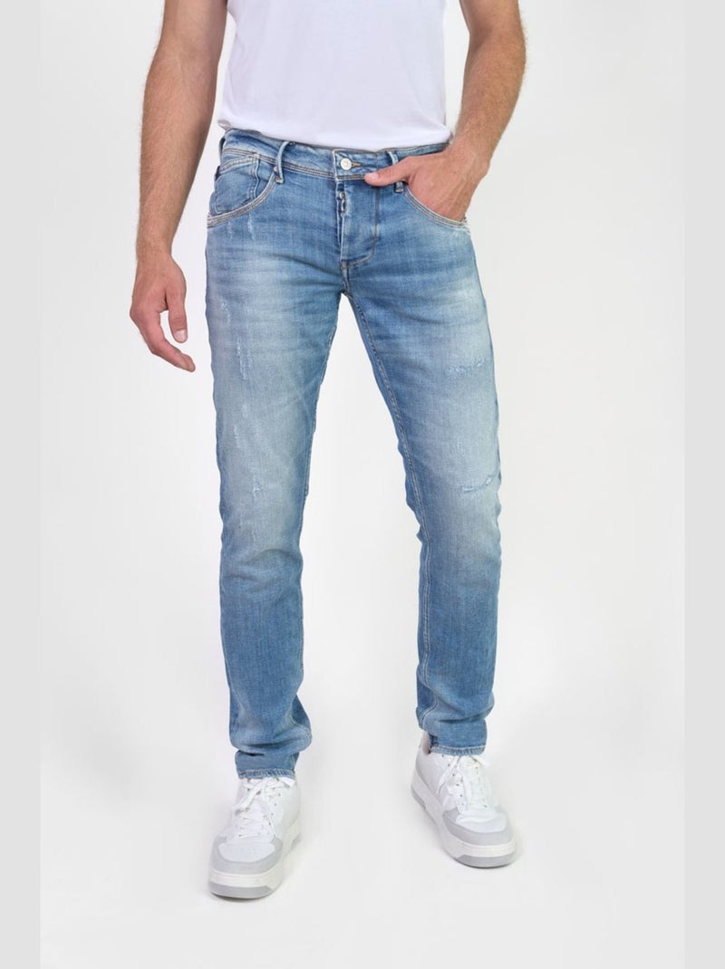 Jeans 700/11 stretch ajusté 'Le Temps Des Cerises' Bleu - Kiabi