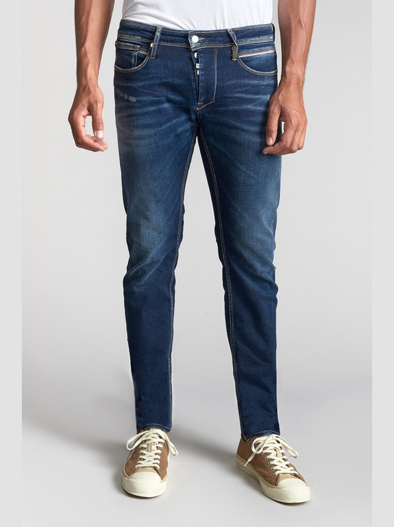 Jeans 700/11 stretch ajusté 'Le Temps Des Cerises' Bleu - Kiabi