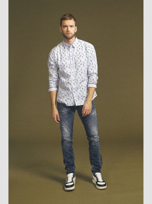 Jeans 700/11 stretch ajusté 'Le Temps Des Cerises' - Kiabi