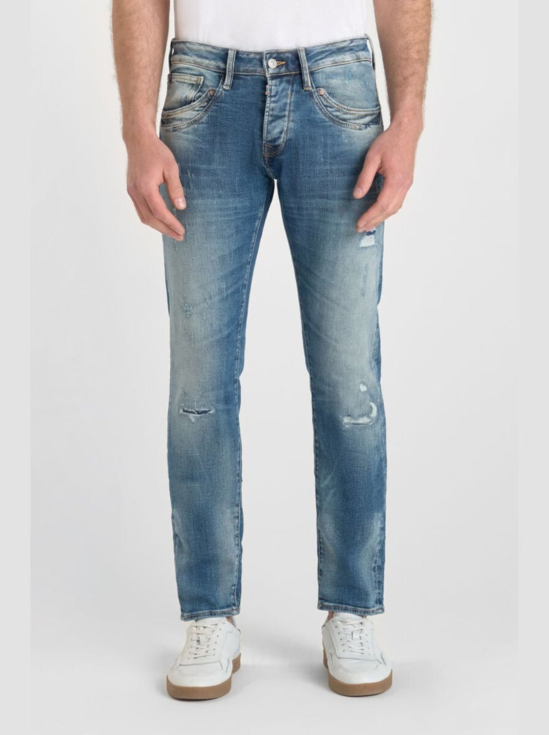 Jeans 700/11 stretch ajusté 'Le Temps Des Cerises' Bleu - Kiabi