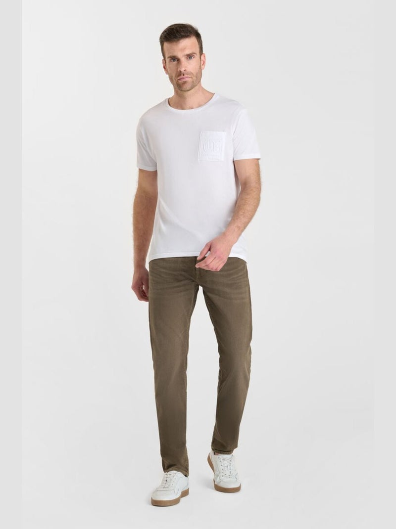 Jeans 700/11 stretch ajusté 'Le Temps Des Cerises' Kaki - Kiabi