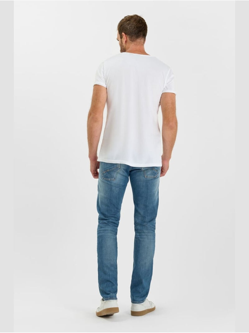 Jeans 700/11 stretch slim 'Le Temps Des Cerises' Bleu - Kiabi
