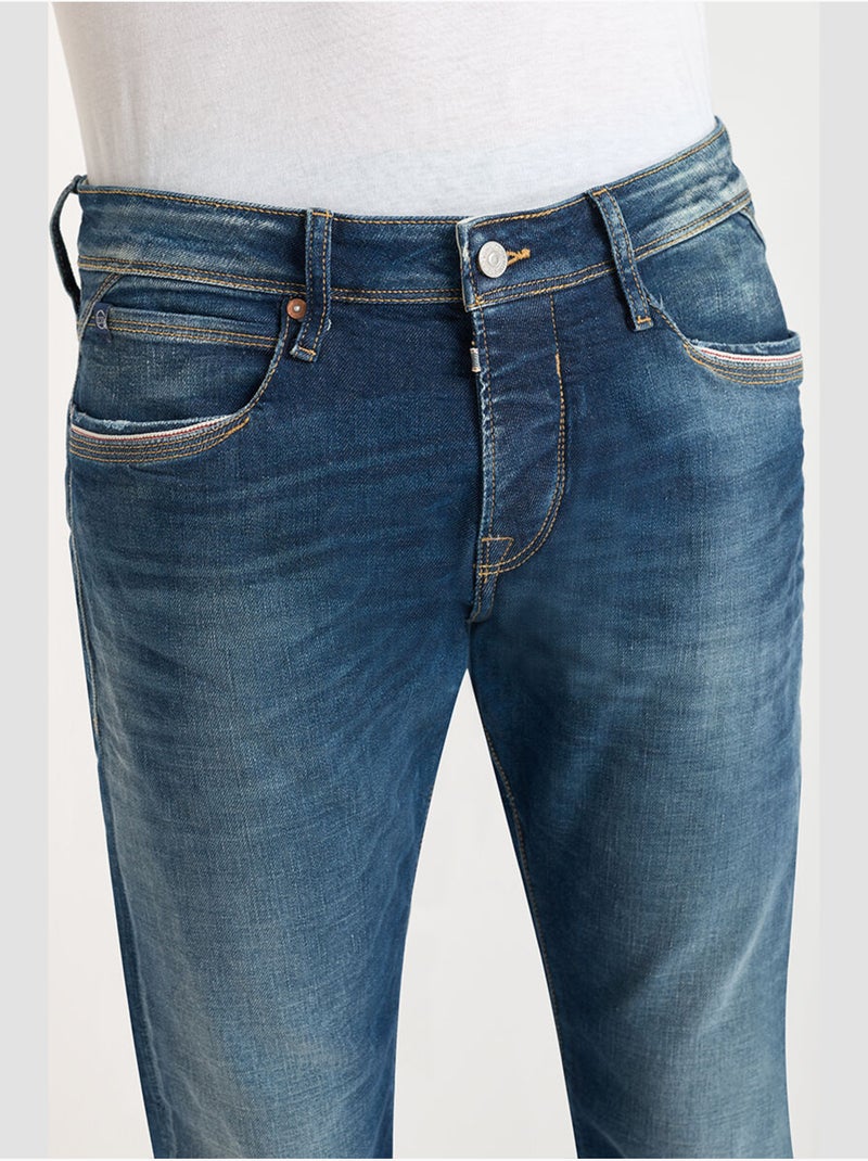 Jeans 700/11 stretch slim 'Le Temps Des Cerises' Bleu - Kiabi