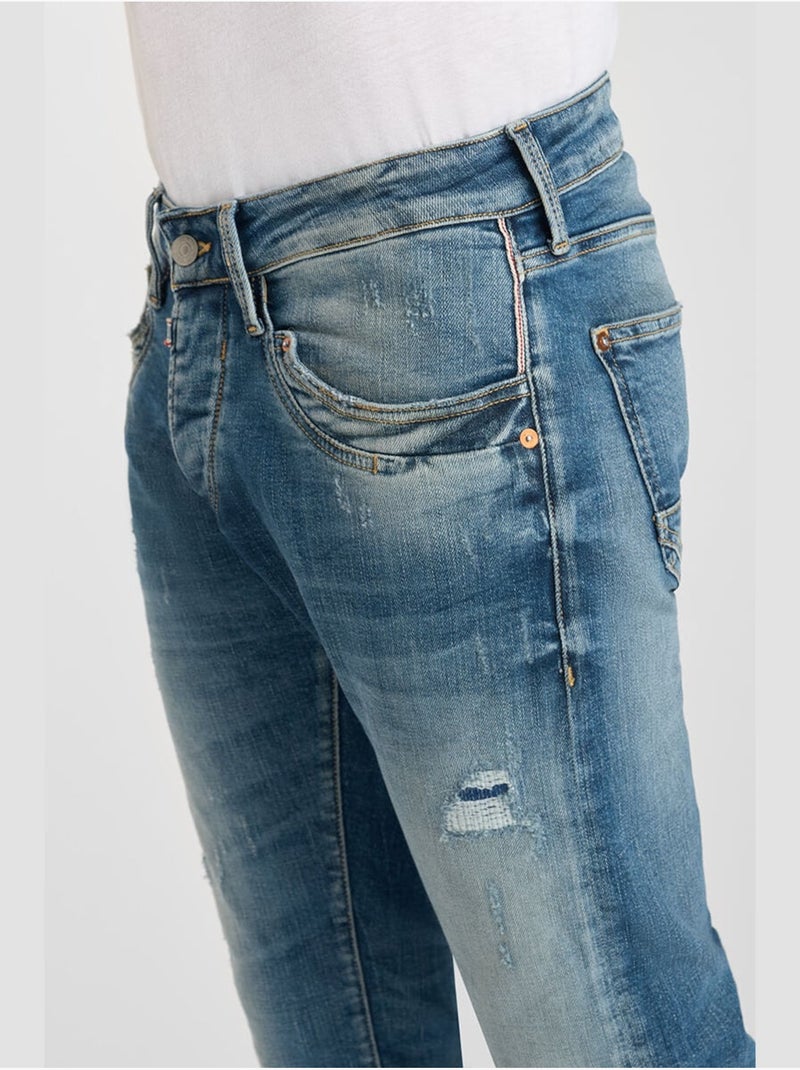 Jeans 700/11 stretch slim 'Le Temps Des Cerises' Bleu - Kiabi