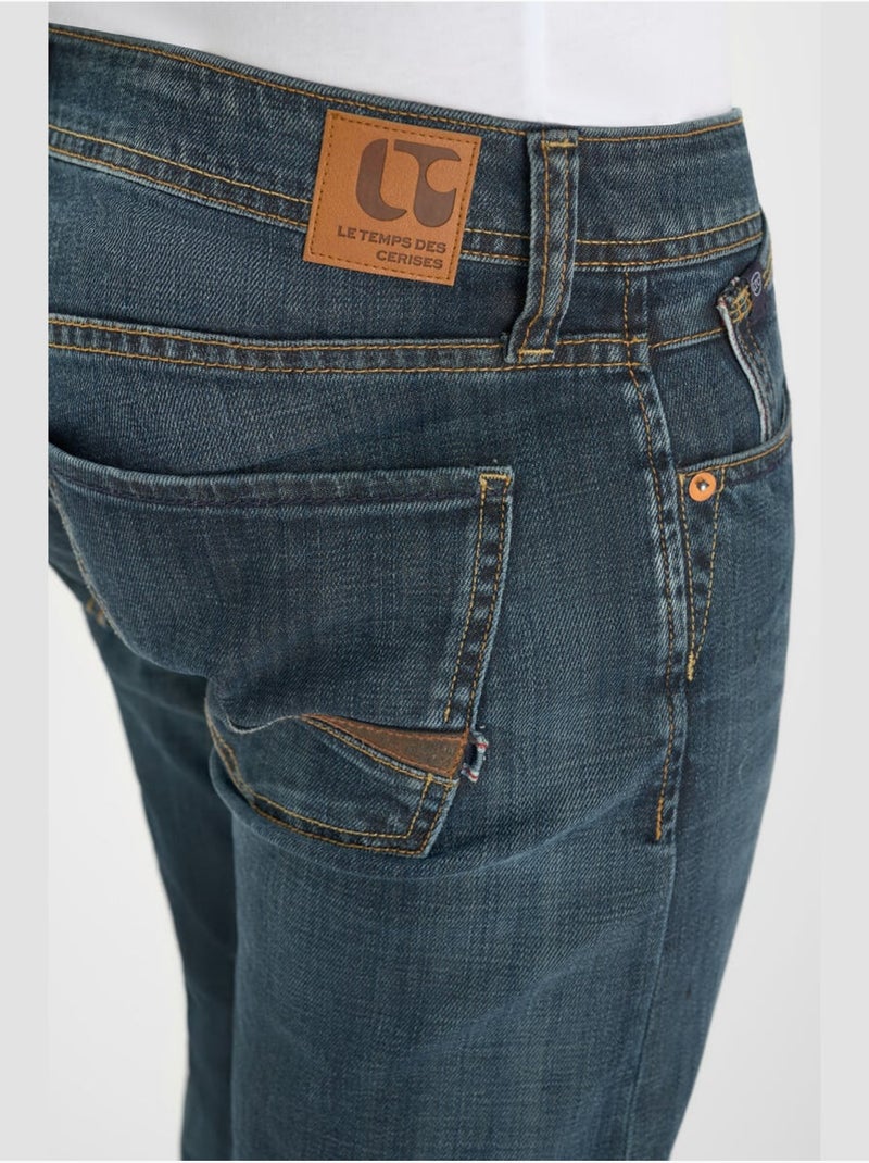 Jeans 700/11 stretch slim 'Le Temps Des Cerises' Bleu - Kiabi