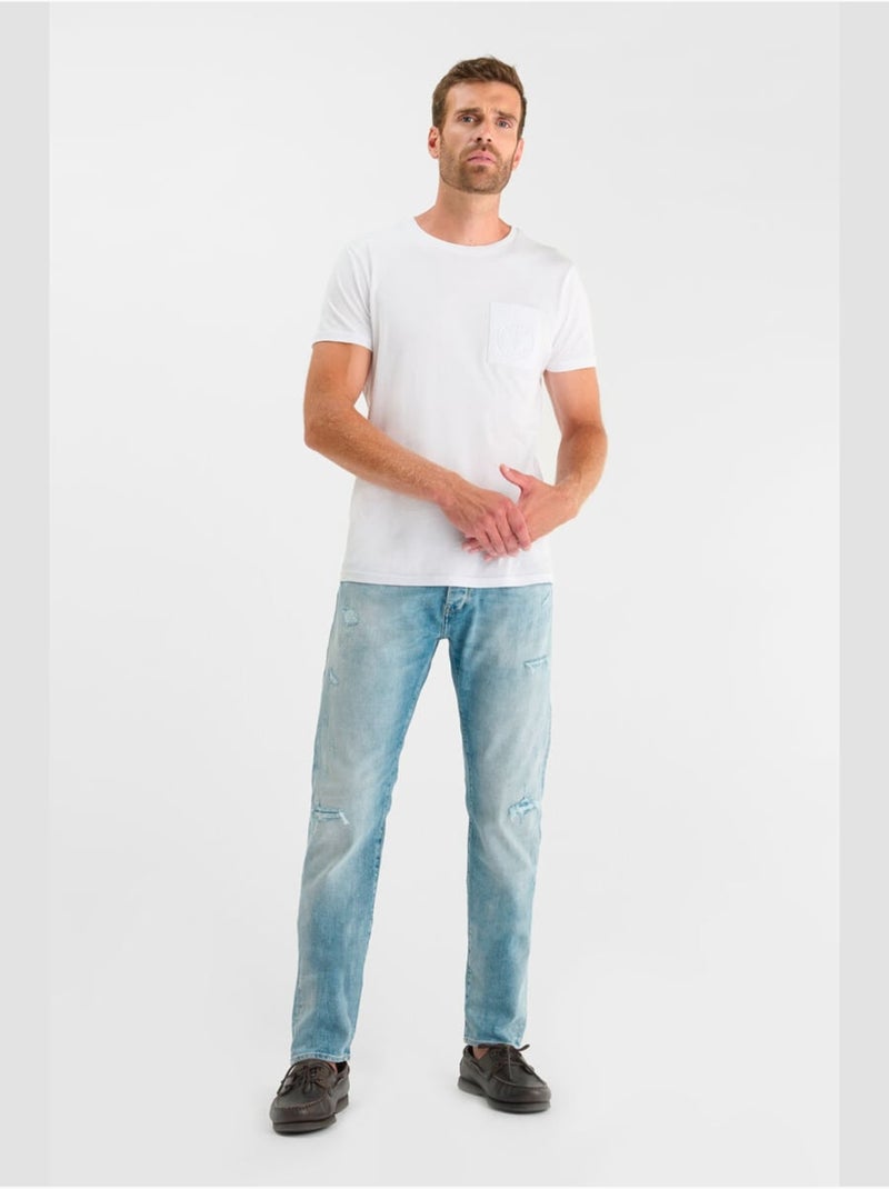 Jeans 700/11 stretch slim 'Le Temps Des Cerises' Bleu - Kiabi