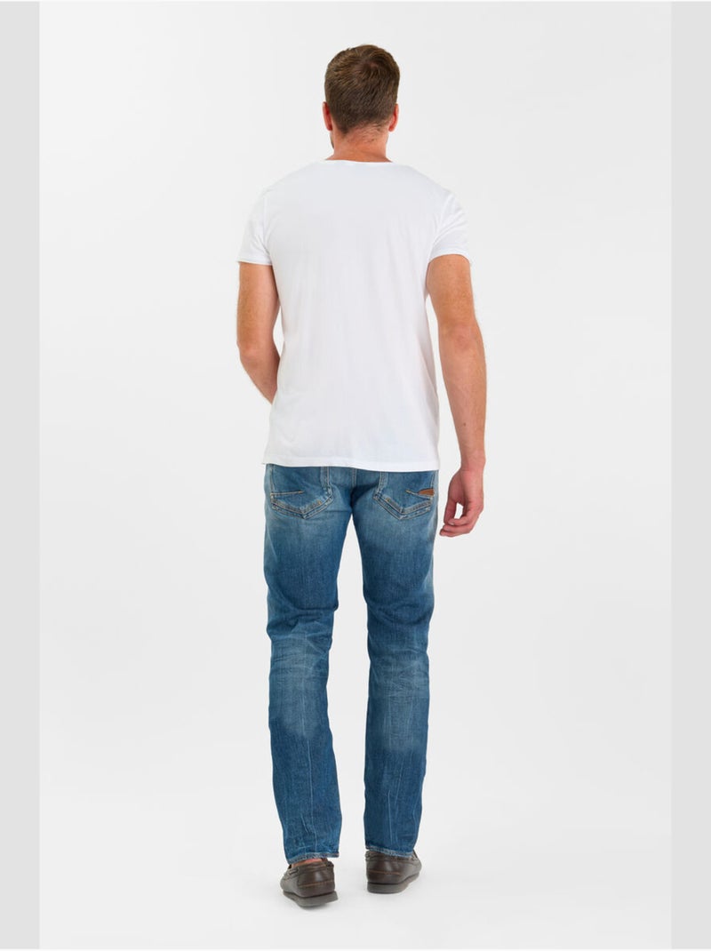 Jeans 700/11 stretch slim 'Le Temps Des Cerises' Bleu - Kiabi