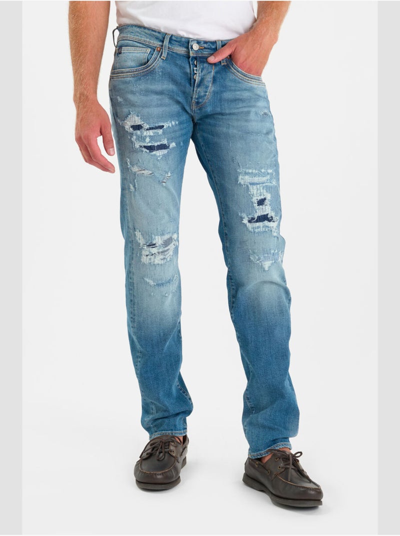 Jeans 700/11 stretch slim 'Le Temps Des Cerises' Bleu - Kiabi