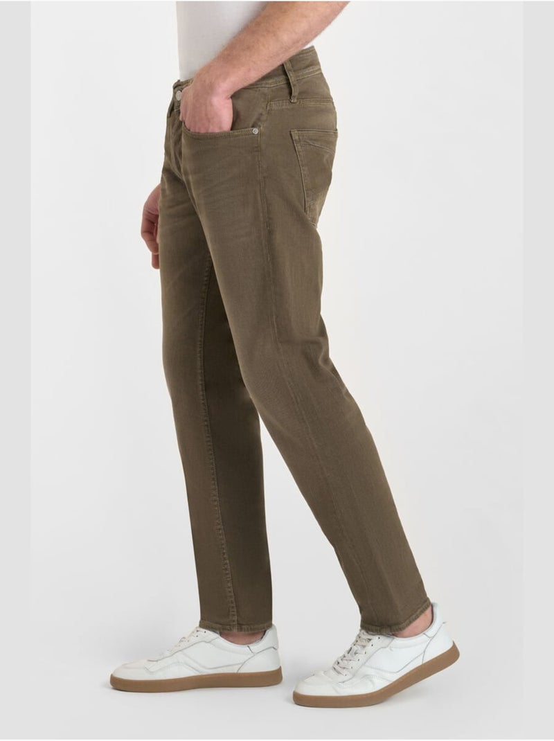 Jeans 700/11 stretch slim 'Le Temps Des Cerises' Kaki - Kiabi