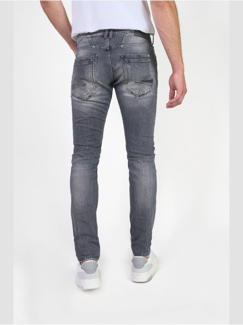 Jeans 700/11 stretch slim 'le temps des cerises' Noir - Kiabi