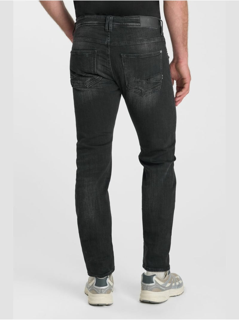 Jeans 700/11 stretch slim 'le temps des cerises' Noir - Kiabi