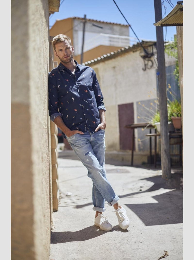 Jeans 700/17 relax regular droit 'Le Temps Des Cerises' Bleu - Kiabi