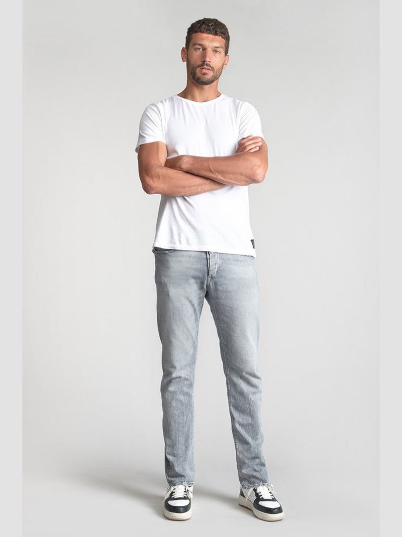 Jeans 700/22 regular light denim regular droit 'Le Temps Des Cerises' Gris - Kiabi