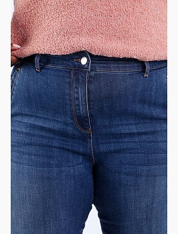 Jeans 7/8 avec revers