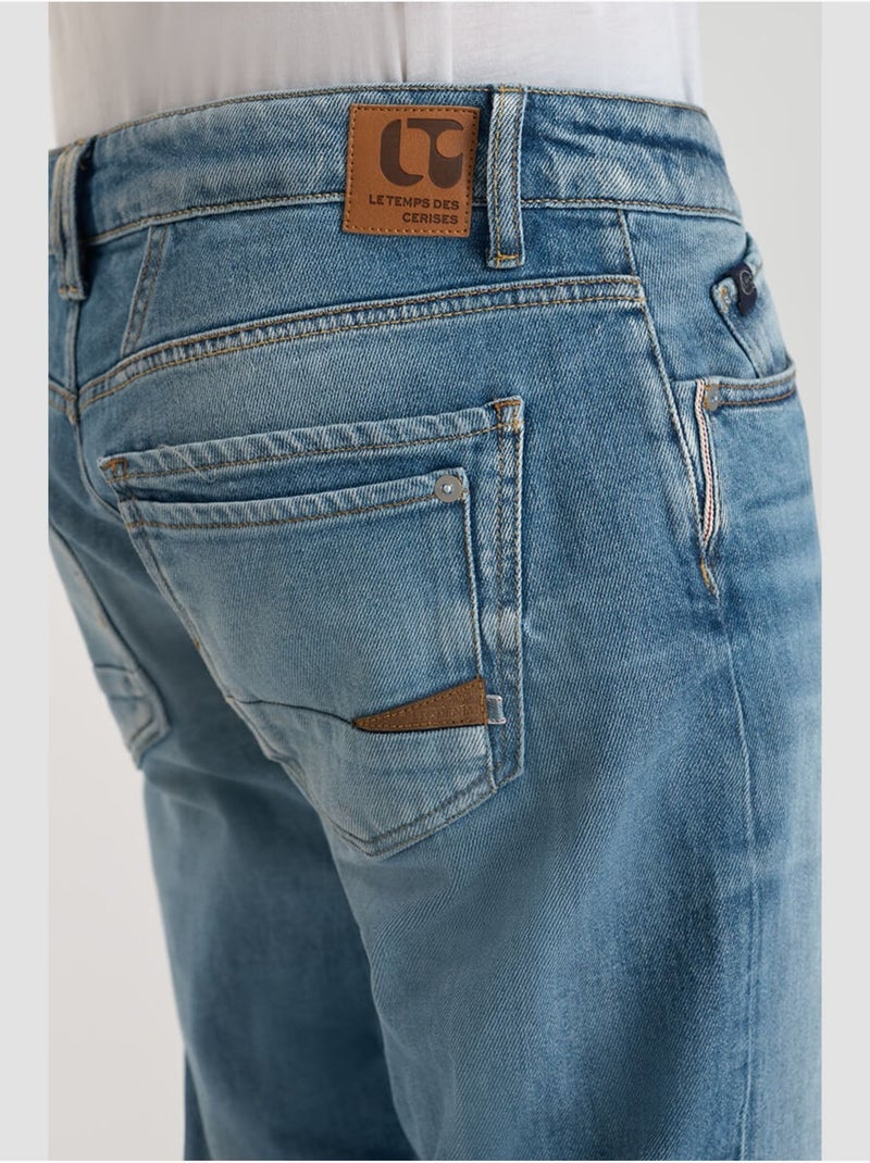 Jeans 800/12 droite 'Le Temps Des Cerises' Bleu - Kiabi