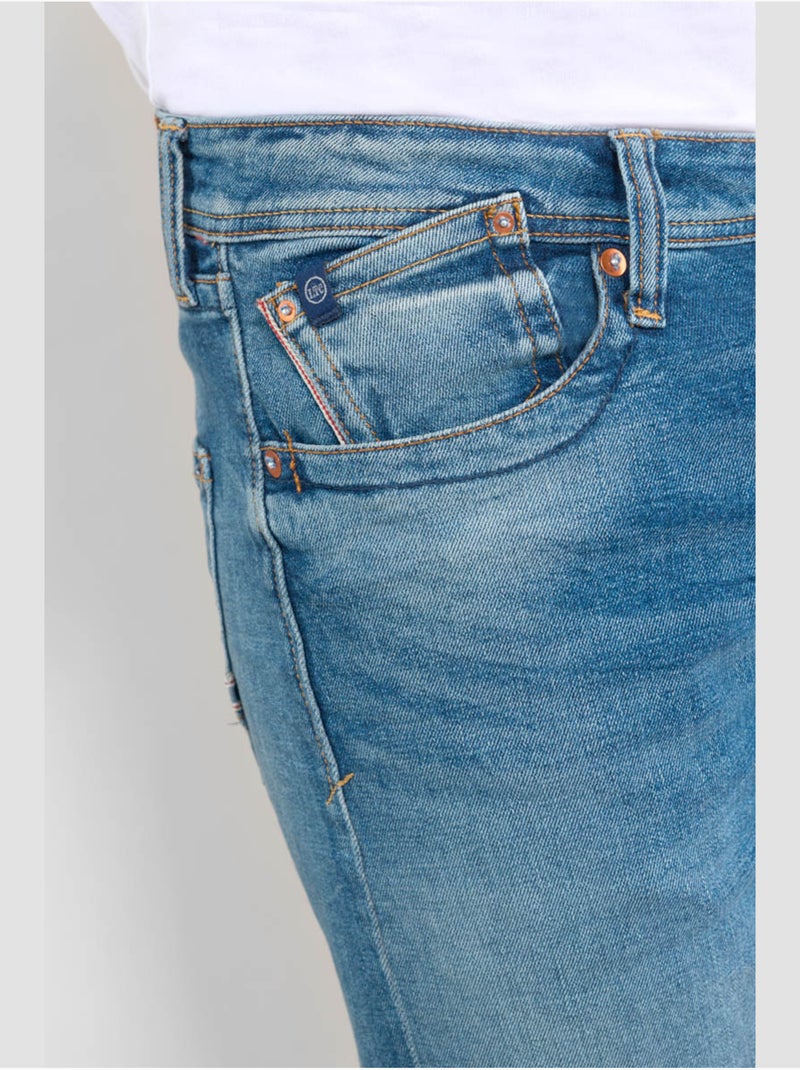 Jeans 800/60 loose droite 'le temps des cerises' Bleu - Kiabi