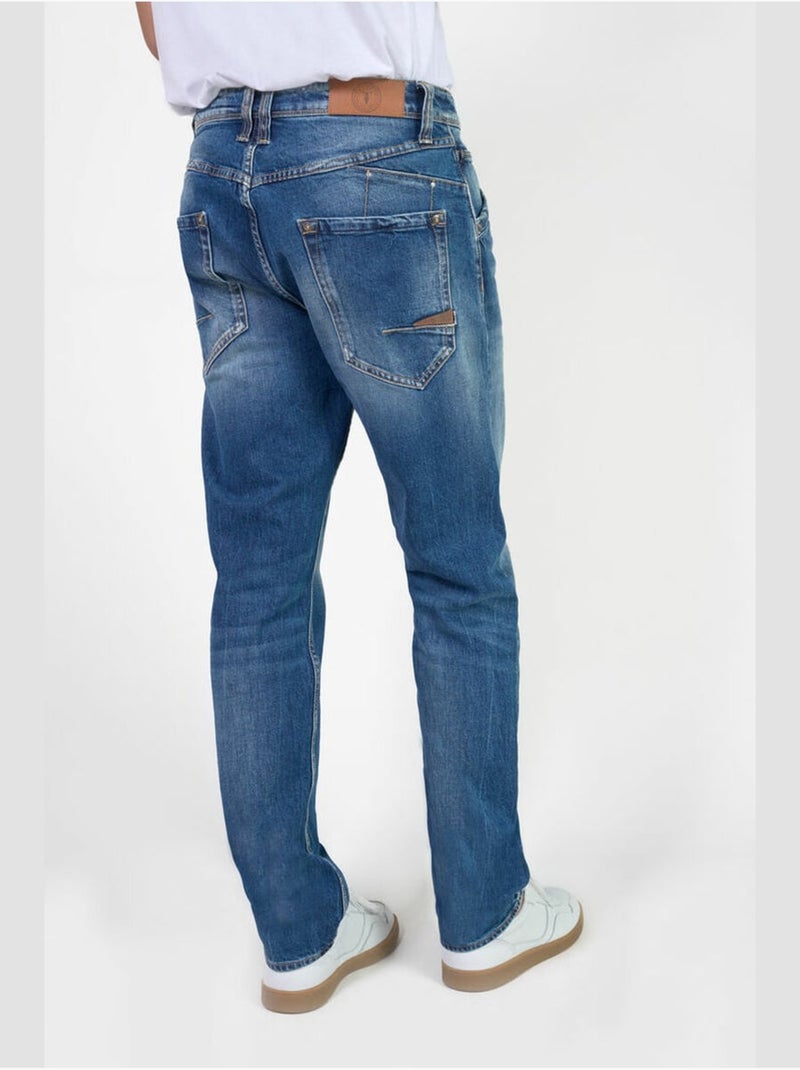Jeans 800/60 loose loose large 'le temps des cerises' Bleu - Kiabi