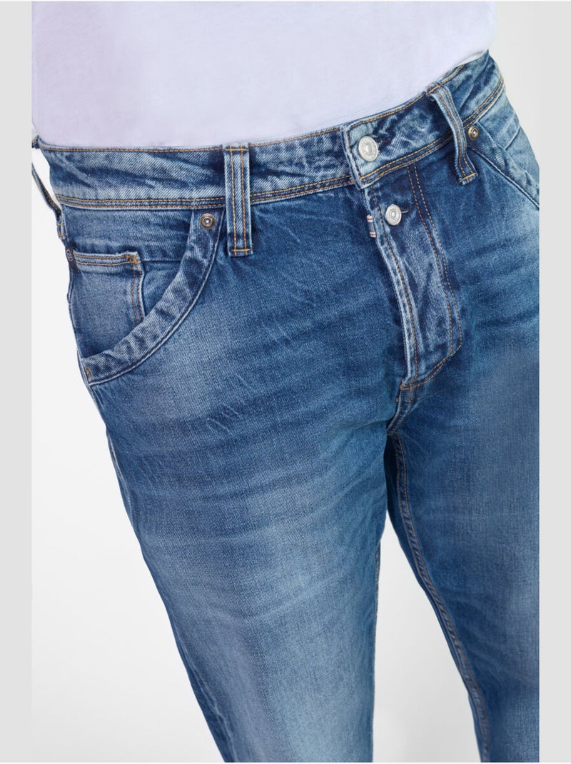 Jeans 800/60 loose loose large 'le temps des cerises' Bleu - Kiabi