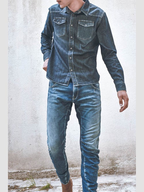Jeans 900/03 Jogg tapered arqué 'Le Temps Des Cerises' - Kiabi