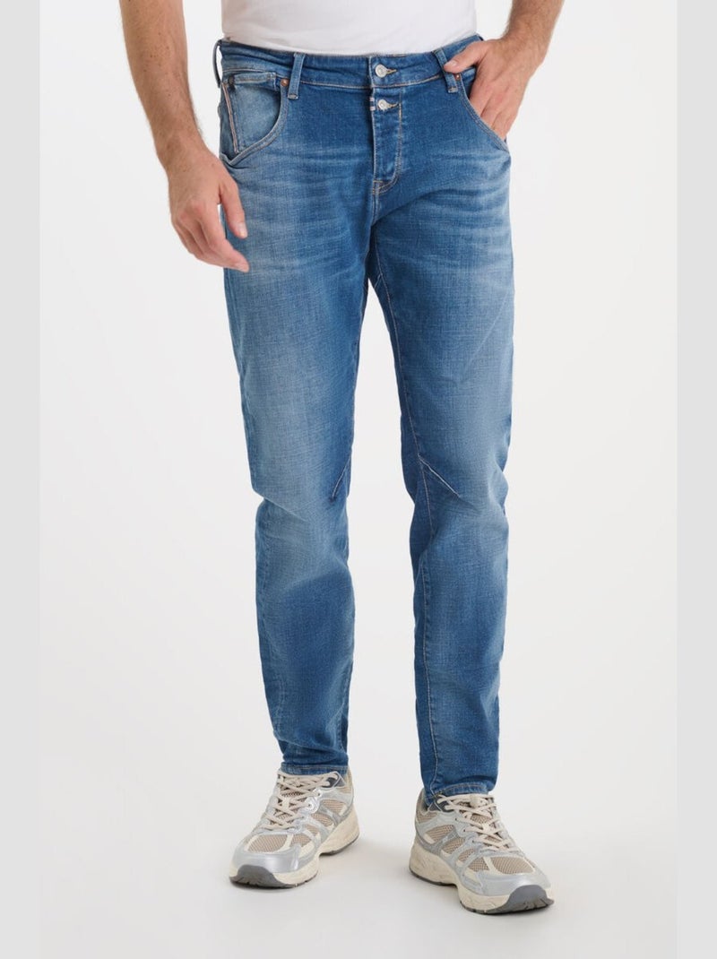 Jeans 900/03 tapered arqué Alost bleu N°1 'Le Temps Des Cerises' Bleu - Kiabi