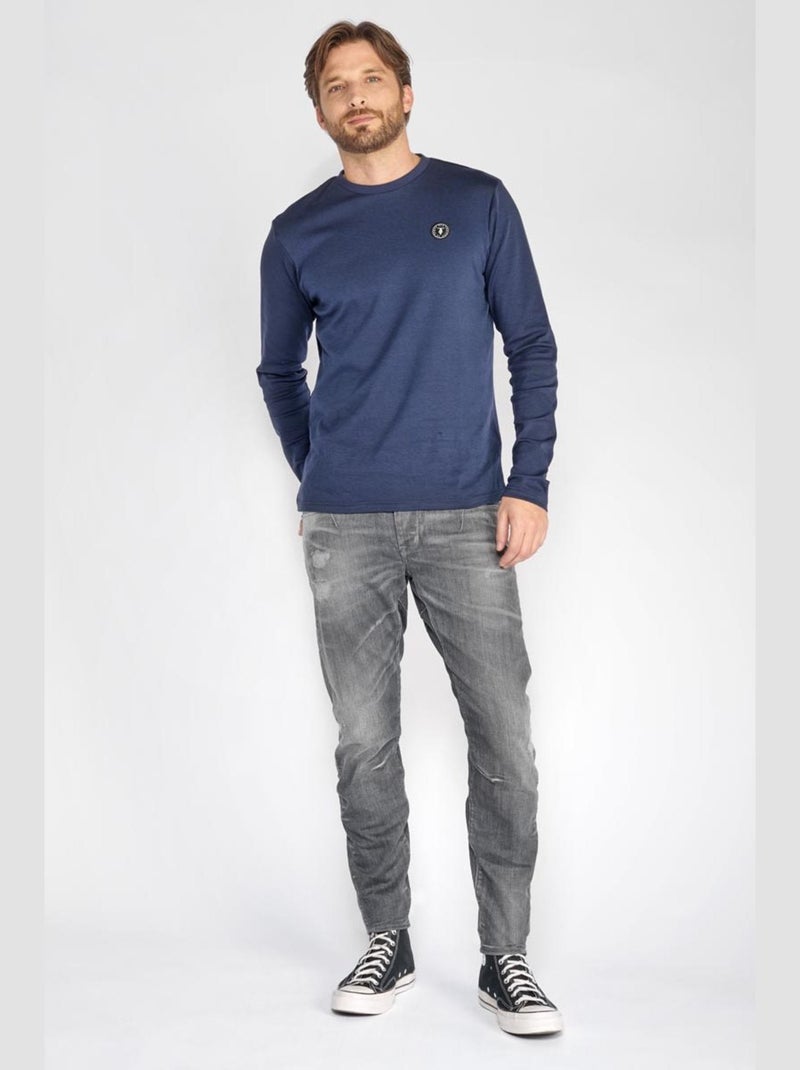 Jeans 900/03 tapered arqué 'Le Temps Des Cerises' Gris - Kiabi