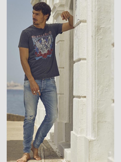 Jeans 903 tapered 'Le Temps Des Cerises' - Kiabi