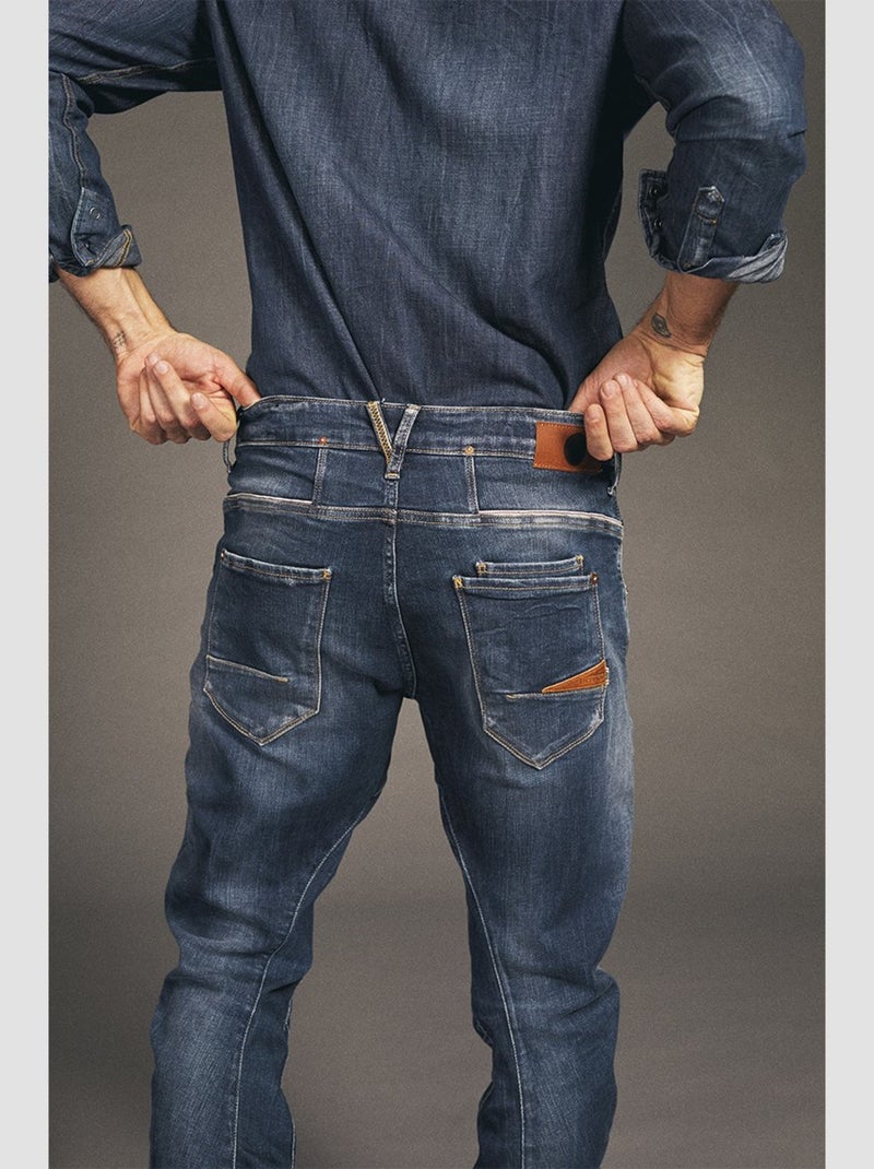 Jeans 903 tapered 'Le Temps Des Cerises' Bleu - Kiabi