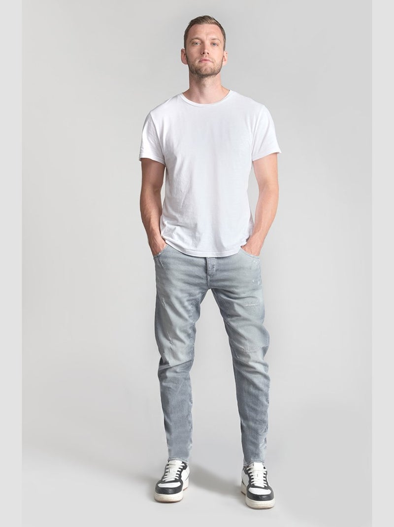 Jeans 903 tapered 'Le Temps Des Cerises' Gris - Kiabi