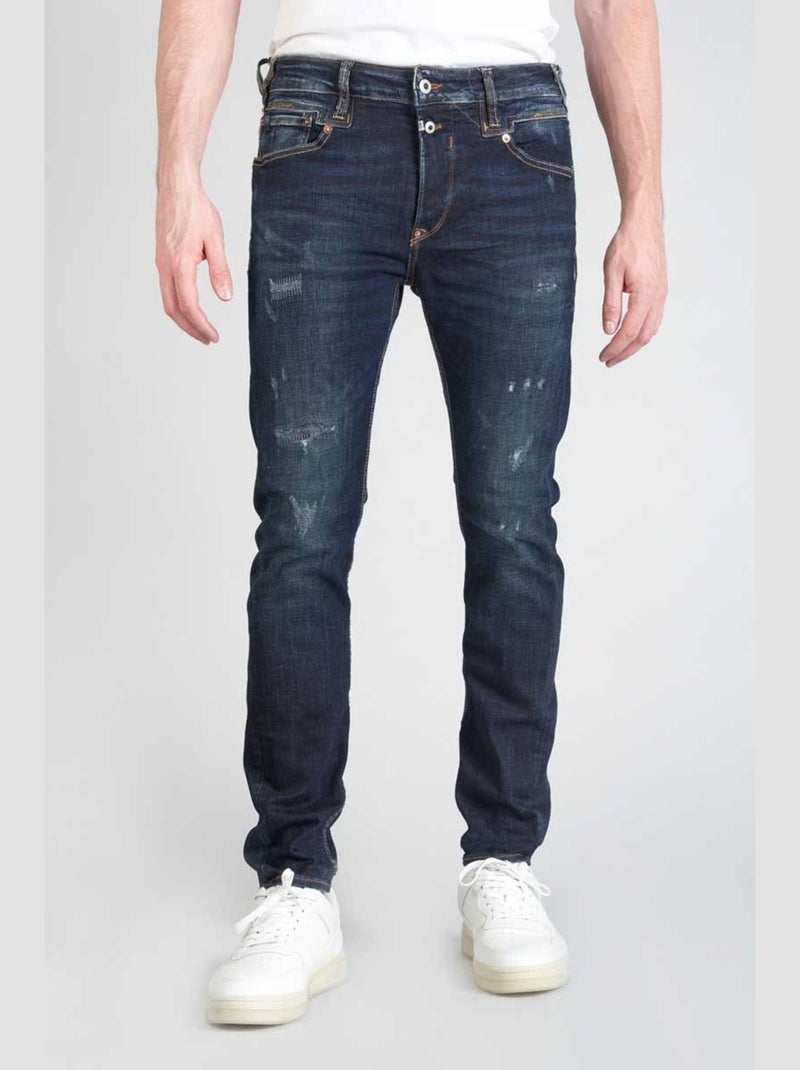 Jeans 916 tapered 7/8ème 'Le Temps Des Cerises' Bleu - Kiabi